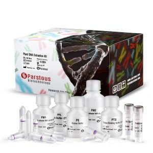 کیت استخراج DNA گیاه، Plant DNA Extraction Kit، خرید کیت استخراج DNA گیاهی، استخراج DNA از برگ، استخراج DNA گیاهی پارس توس، کیت DNA گیاهی زیست فناوران، Spin Column DNA Kit، استخراج DNA ژنومی گیاه، استخراج DNA بدون فنل، استخراج DNA برای PCR، محصولات بیولوژی مولکولی